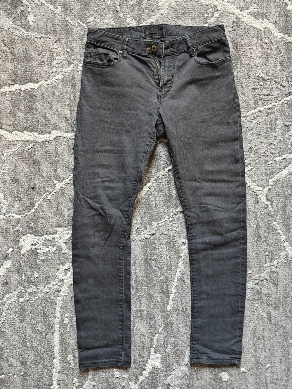 Scotch & Soda Pike Pants Mens Size 31x34 Gray Wash Denim Skinny Casual Jeans - Picture 2 of 4